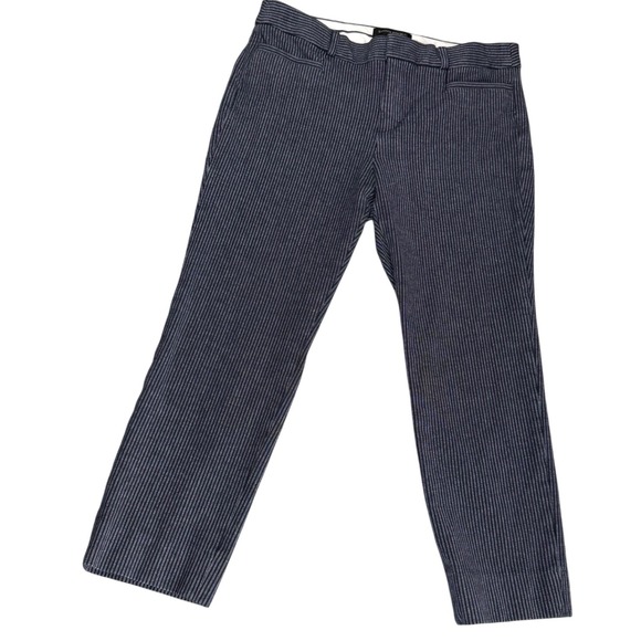 Banana Republic Pants - Banana Republic Sloan Petite Striped Ankle Pants Career Casual S8‎